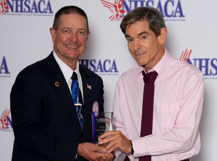 Jeffery Holman into National High School Athletic Coaches Association (NHSACA) Hall of Fame